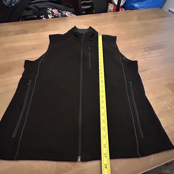 Kuhl Vest Mens XL Black Fleece Softshell Zip Front Outdoor Hiking Casual - Picture 6 of 9